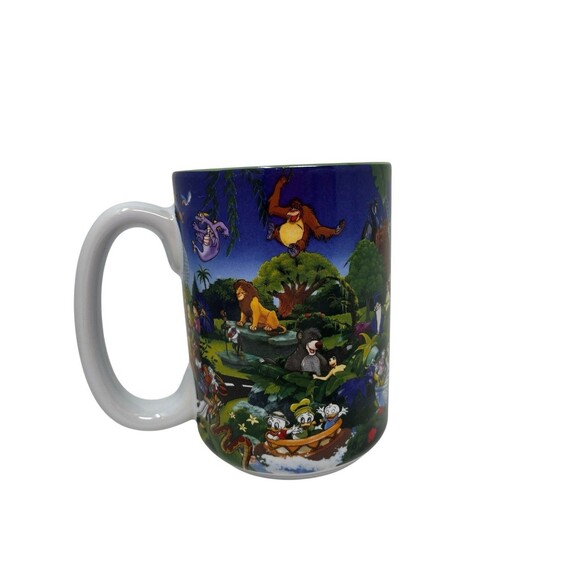 Walt Disney World Mug Cup GRANDPA Four Parks Coffee Tea All Over Character - Picture 6 of 14